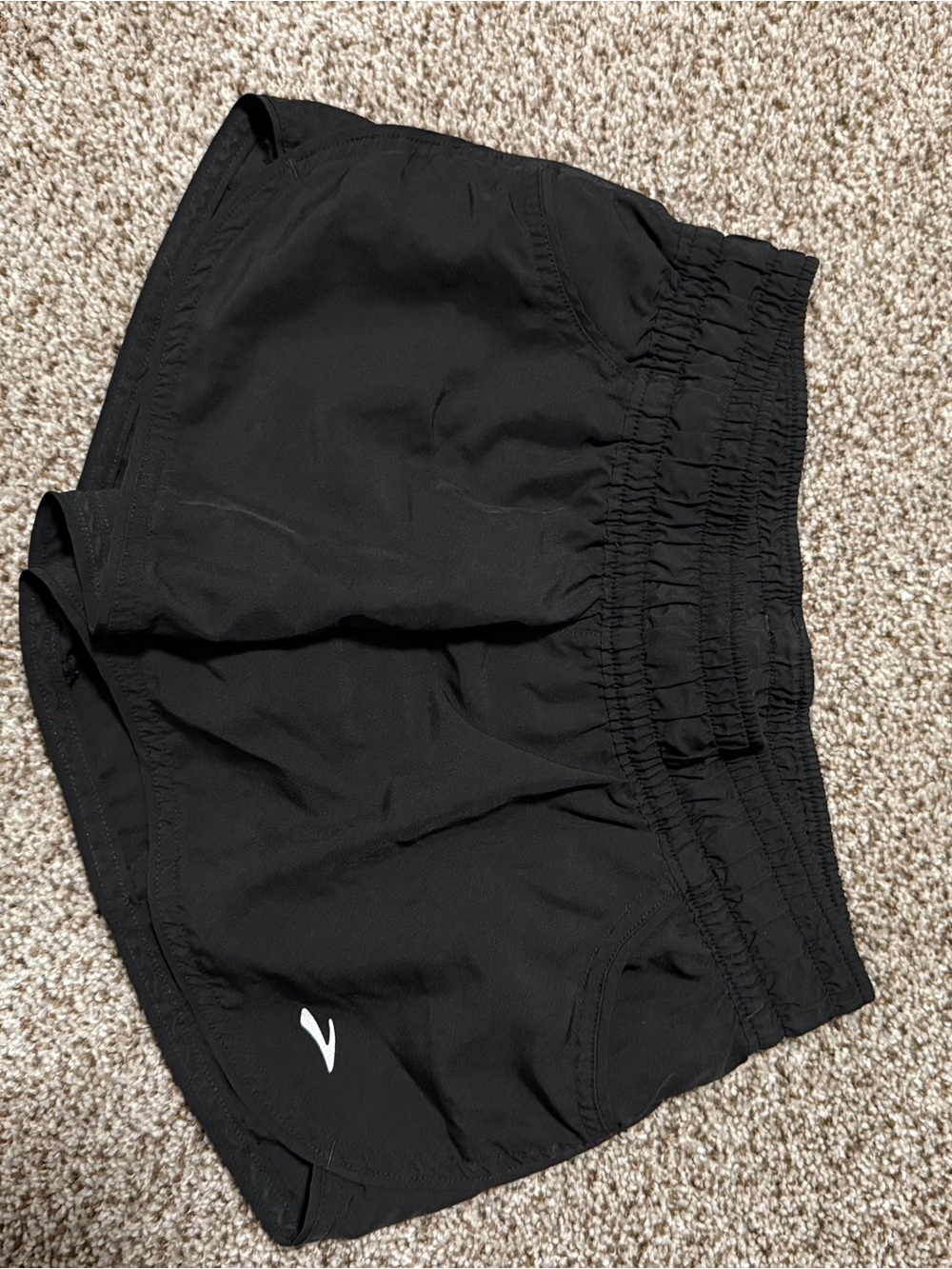 Brooks Black Athletic Shorts